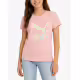 PUMA Clasics Shiny Color Logo Tee Pink