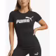 PUMA Ess Slim Logo Tee Black / White