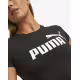 PUMA Ess Slim Logo Tee Black / White