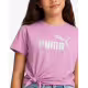 PUMA Ess Logo Knotted Tee G Pink