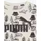 PUMA Ess Mid 90s Aop Tee B White / Black