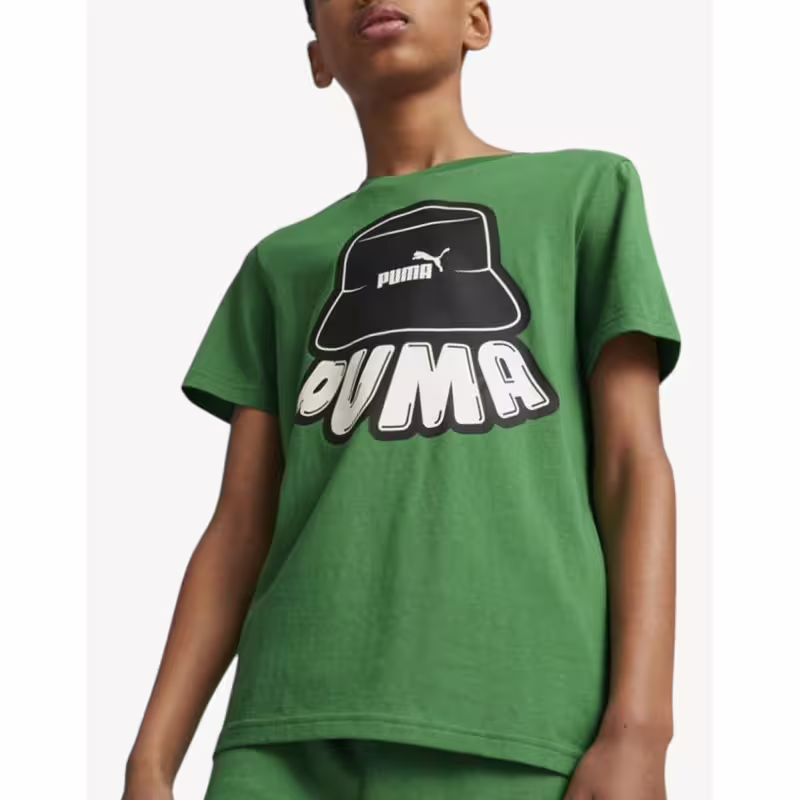 PUMA Ess Mid 90s Graphic Tee B Green