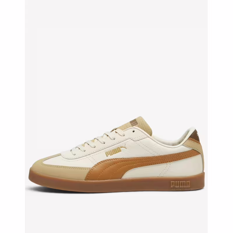 PUMA Club II Era Lthr White Brown Beige