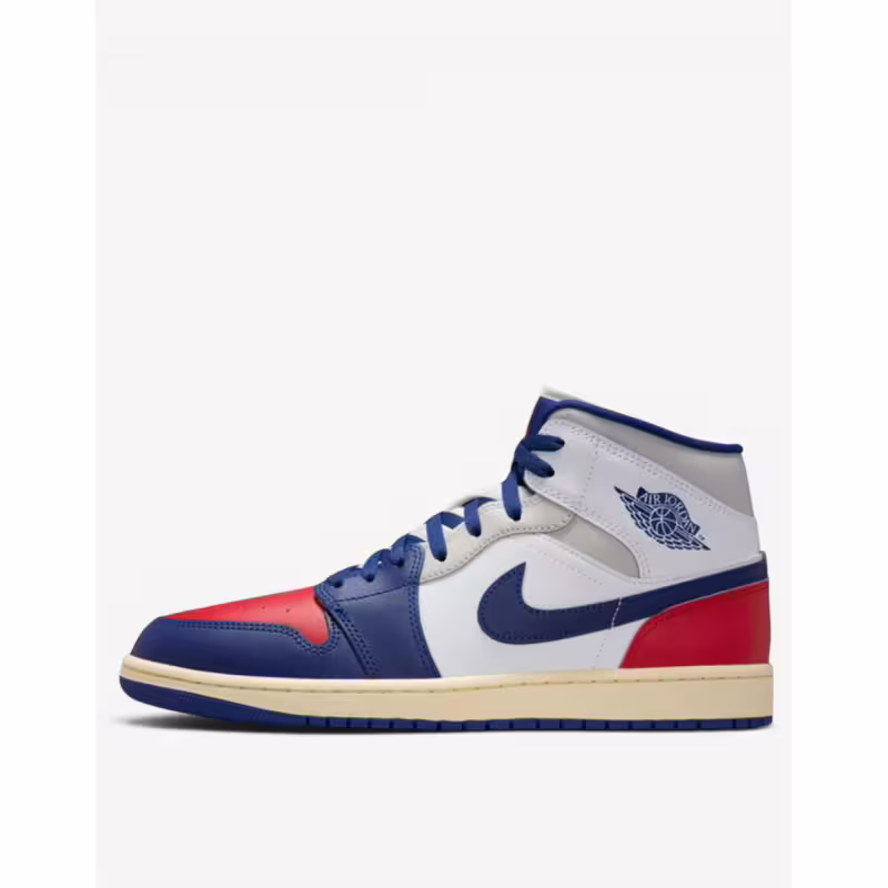 NIKE Air Jordan 1 Mid White / Blue