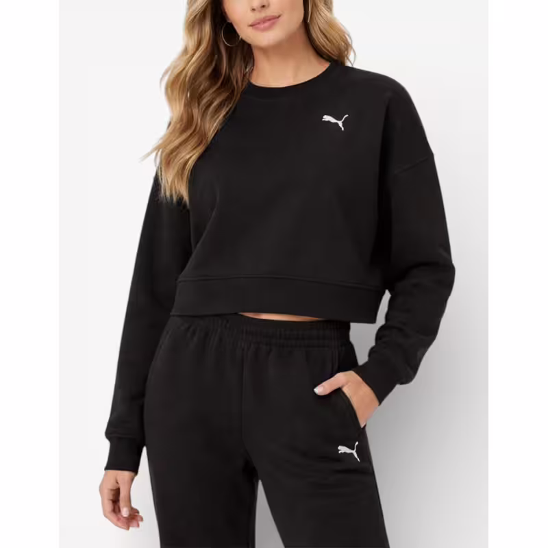 PUMA Loungewear Sweatshirt Black