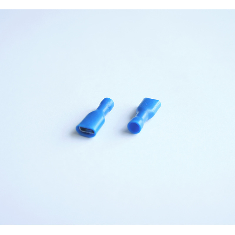Кабелна обувка женска с цяла изолация синя 6,3mm/2,5mm2