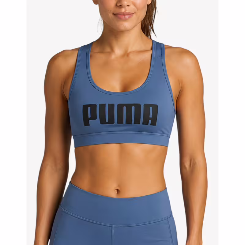 PUMA Sports Bra 4Keeps Logo Blue / Black