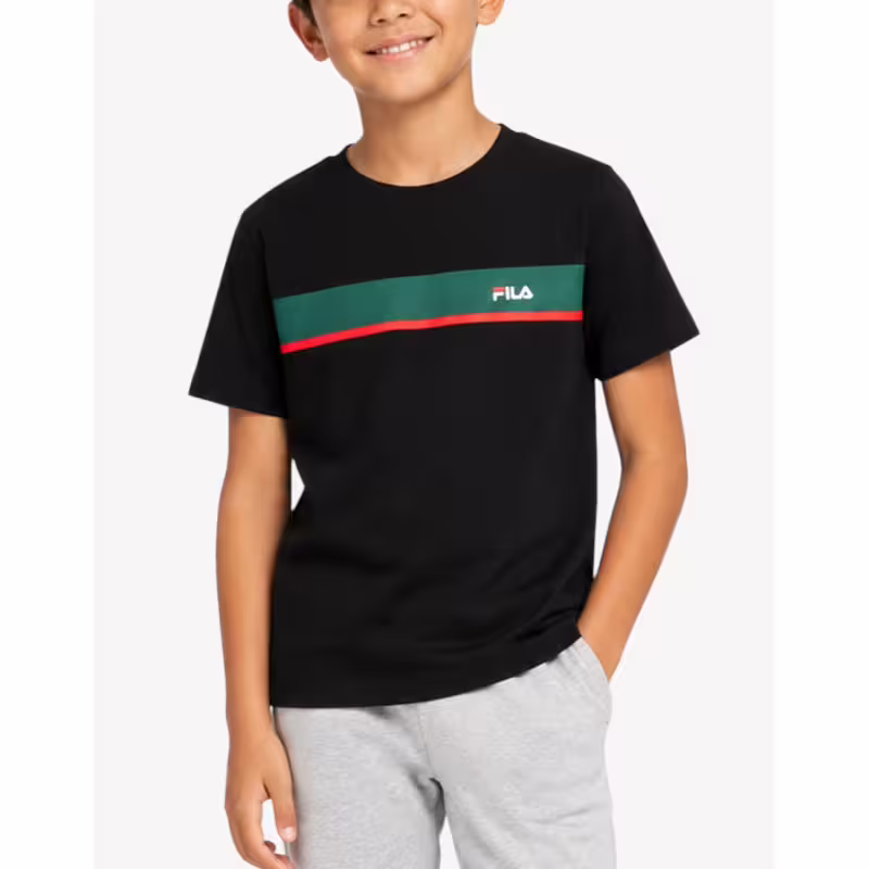 FILA Campasso Regular Tee Black