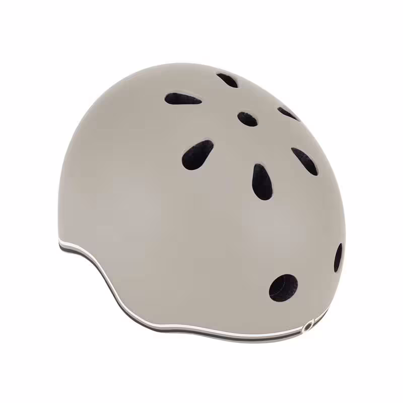 Детска каска за тротинетка Globber Go Up Lights, XXS/XS (45-51cm) - сива