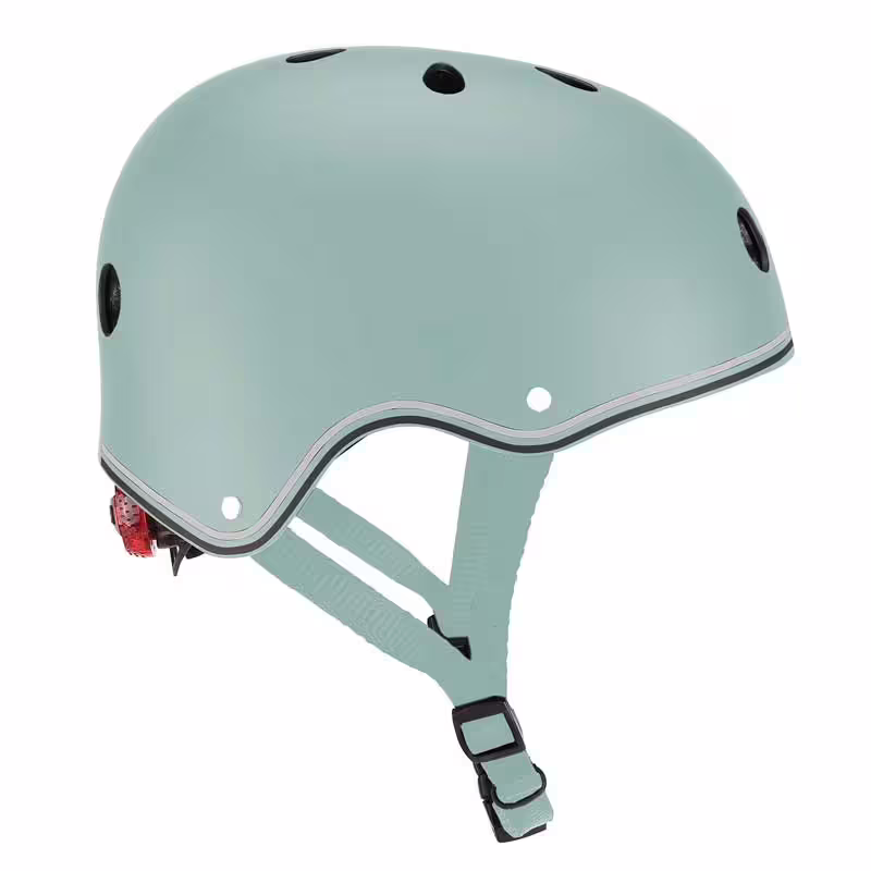 Детска каска за колело и тротинетка Globber Primo Lights XS/S (48-53CM) - зелена