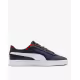PUMA Smash 3.0 Leather Jr Navy / Red