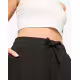 PUMA Classiscs Ribbed Pants Black