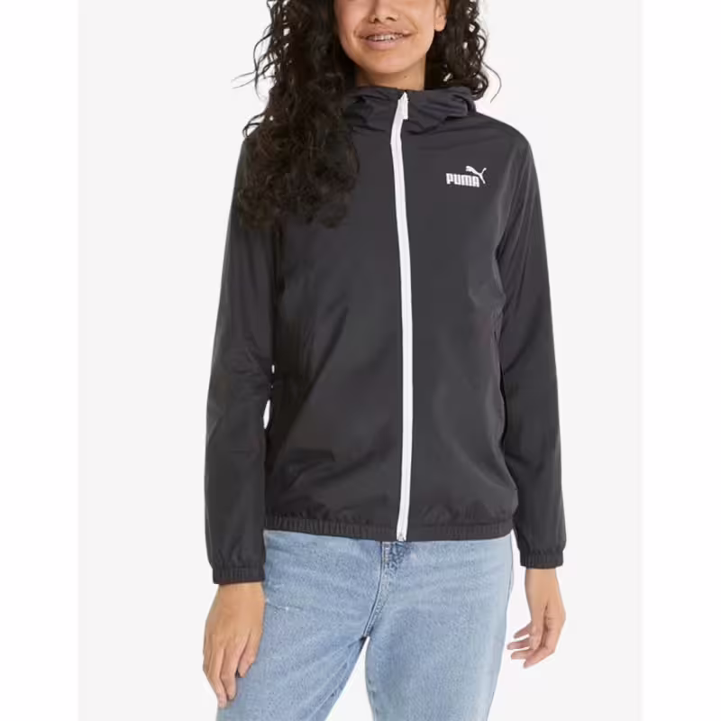 PUMA Ess Solid Windbreaker Black
