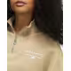 PUMA Team Womens Half-Zip Sweatshirt Pink
