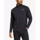 PUMA Run Clounspun Knit 1 2 Zip Pup Black