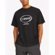 JACK&JONES Jcolido Aop Front Print Tee SS Crew Neck Black