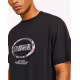 JACK&JONES Jcolido Aop Front Print Tee SS Crew Neck Black