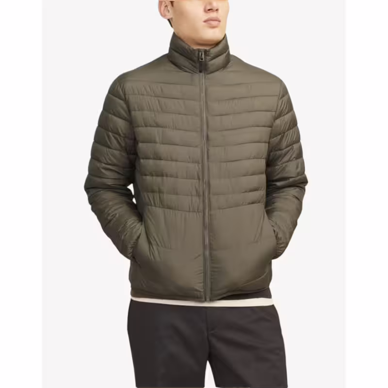 JACK&JONES Jjestate Packable Puffer Collar Noos Green