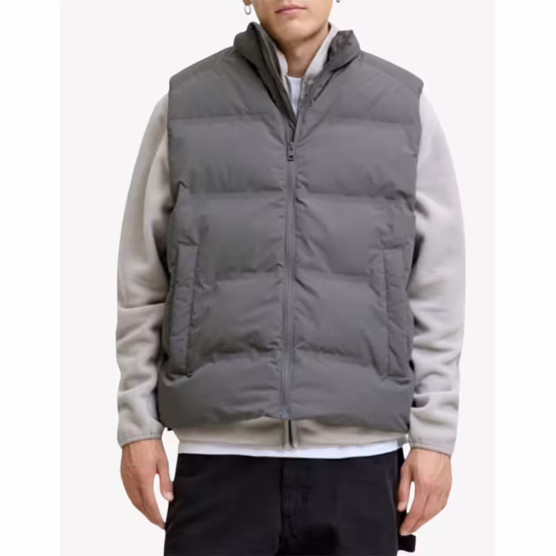 JACK&JONES Jjesoho Bodywarmer Collar SN Gray