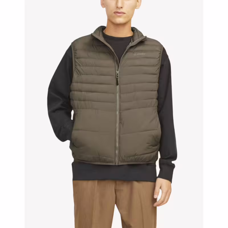 JACK&JONES Jjestate Packable BW Collar Noos Canteen Green