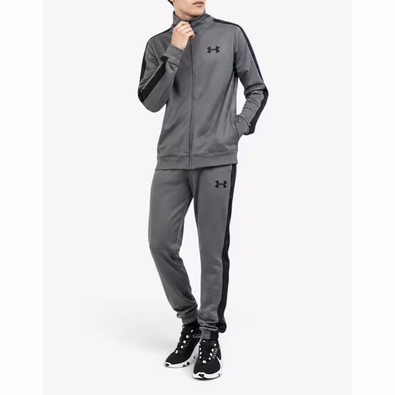 UNDER ARMOUR Rival Knit Track Suit Gray