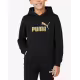 PUMA Ess Glitter Logo Hoodie Black