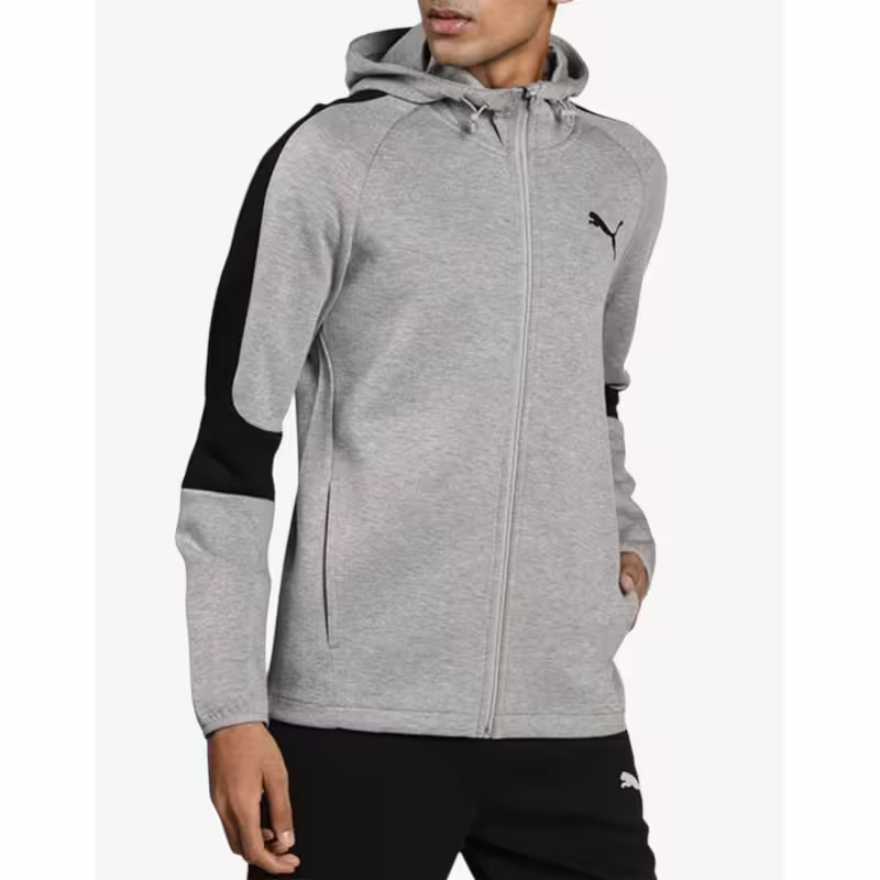 PUMA Evostripe Core FZ Hoodie Gray/Black