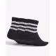 ADIDAS 3 Packs Cushioned Sportswear 3-Stripes Black