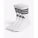 ADIDAS 3 Packs Cushioned Sportswear 3-Stripes White