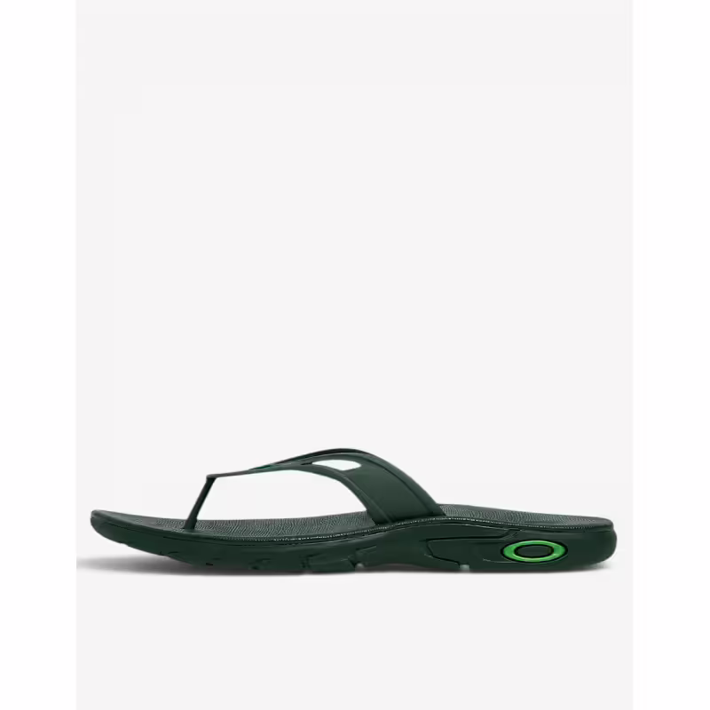OAKEY Akley Ellipse Flip Flops Green/Black