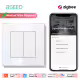 BSEED Смарт Ключ за Осветление Zigbee Click с Нула и Стъклена Рамка (1/2/3/4 Gang)