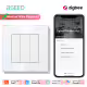 BSEED Смарт Ключ за Осветление Zigbee Click с Нула и Стъклена Рамка (1/2/3/4 Gang)
