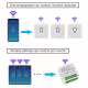 Смарт Реле за Вграждане Tuya ZigBee / Wi-Fi 16A за Двупосочен Контрол (2-Way)