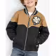SCOTCH&SODA х Elvis Capsule Colour Block Bomber Jacket Black/Brown