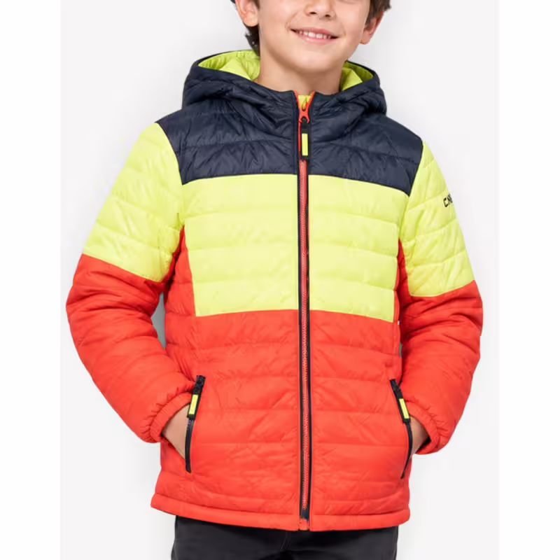 CMP Kid G Jacket Fix Hood Multicolor