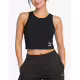 PUMA Classics Ribbed Crop Top Black
