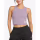 PUMA Classics Ribbed Crop Top Violet