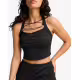 PUMA Dare To Crop Top All Black