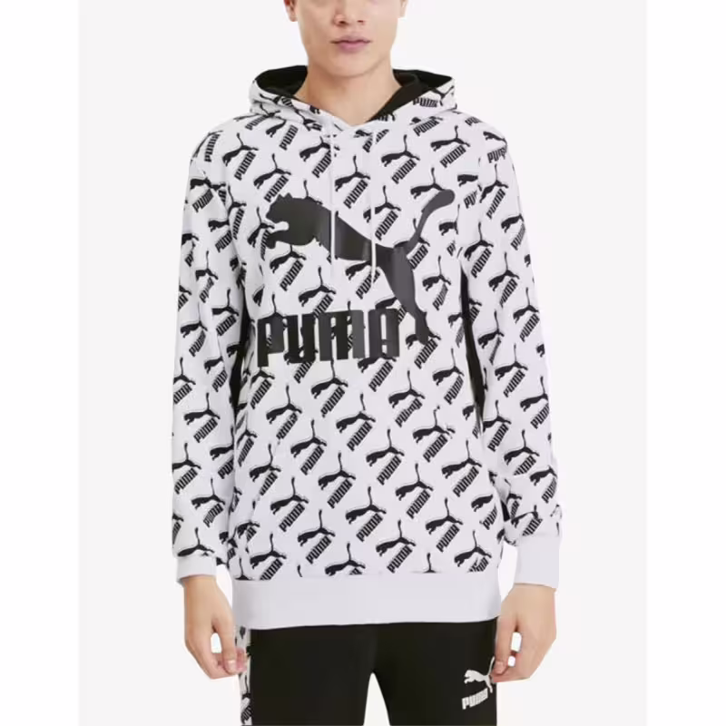 PUMA Originals Hoodie AOP White/Black