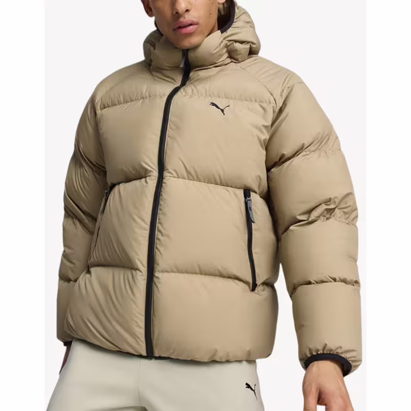 PUMA Down Puffer Jacket Oak Branch Beige