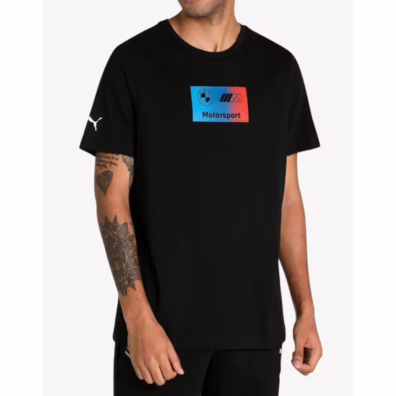 PUMA x BMW Motorsport Logo Tee Black/Multicolor