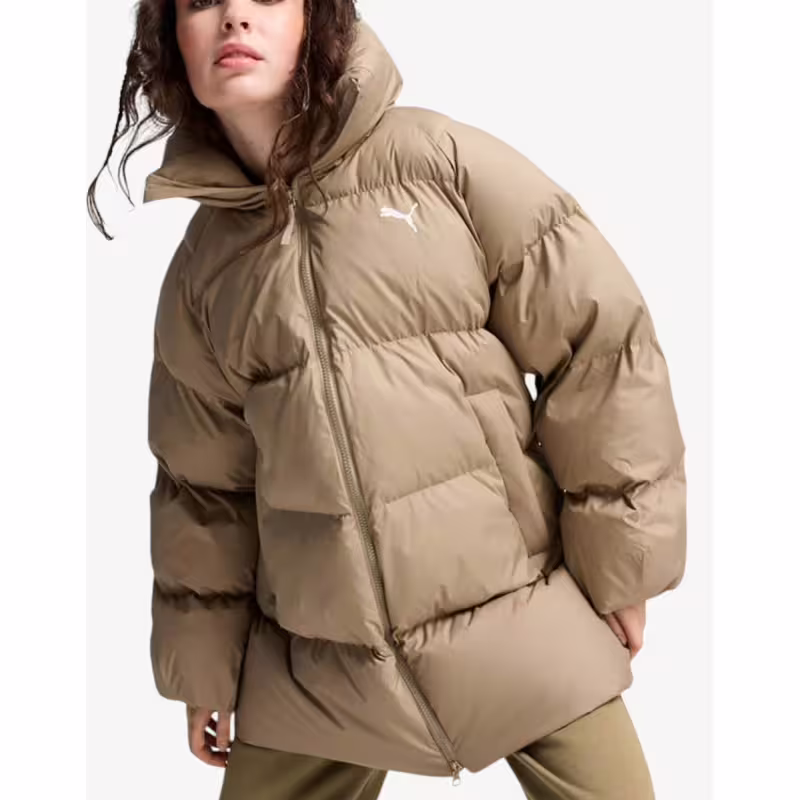 PUMA Oversized Puffer Jacket Beige