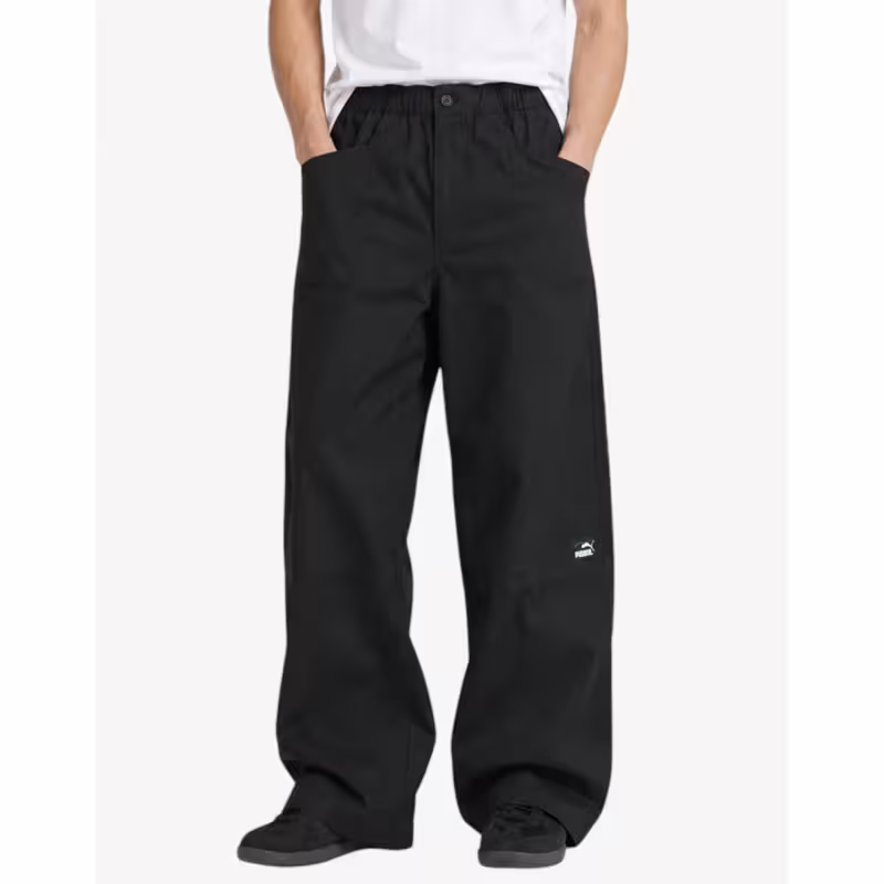 PUMA Skateboard Casual Pants Black