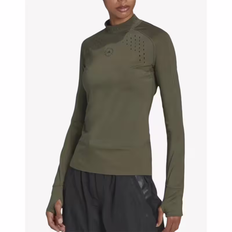 ADIDAS x Stella McCartney True Purpose Long Sleeve Top Green