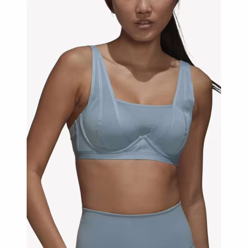 ADIDAS TLRD Impact Luxe Training High-Support Bra Blue
