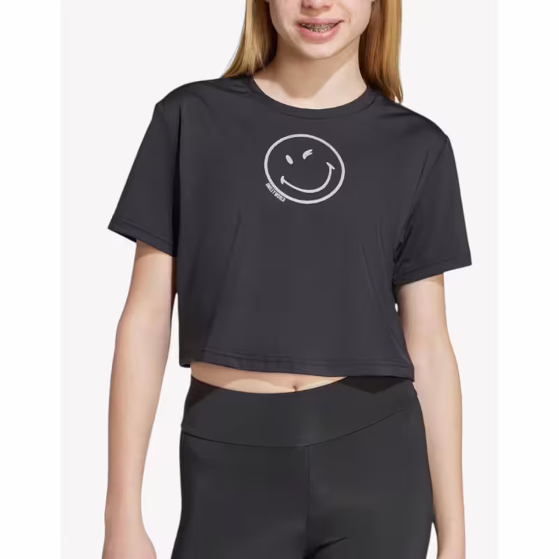ADIDAS x Smileyworld Training Tee Jr Black