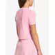 ADIDAS Originals Girls Tight Mini Rib Short Tее Pink
