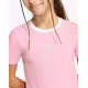 ADIDAS Originals Girls Tight Mini Rib Short Tее Pink