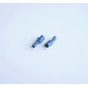 Кабелен конус женски с изолация син Ф5mm/2,5mm2