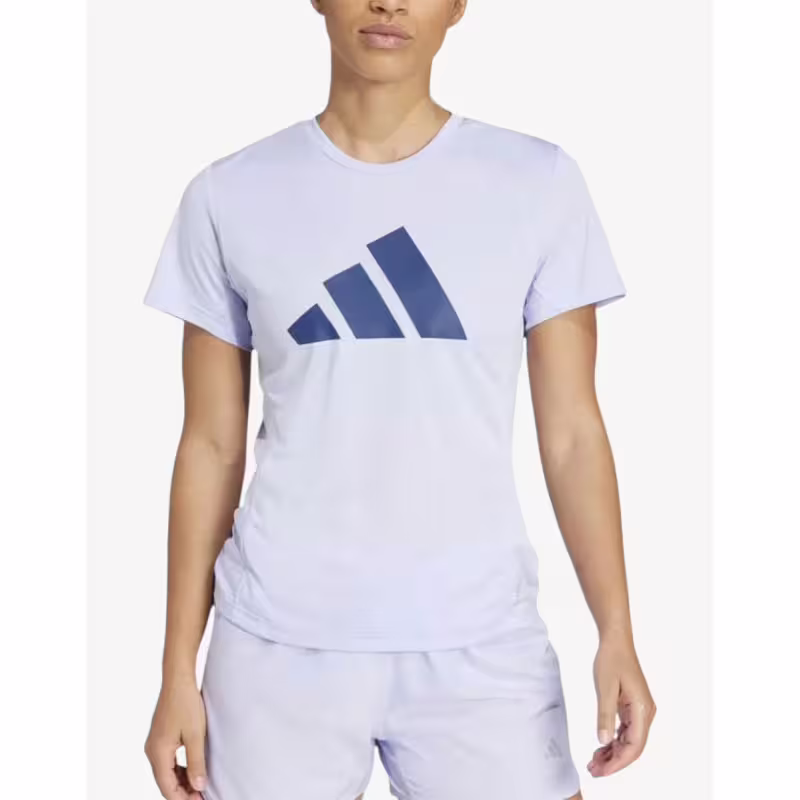 ADIDAS Run It Tee Purple/Blue